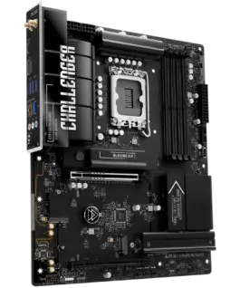 Alternative view of Дънна платка ASROCK MB Desktop B860 Challenger Wi-fi, S.1851, 4x DDR5, 1x PCIe 5.0 x16, 1x PCIe 4.0 x4, 1x Blazing M.2, 2x Hyper M.2, 4x SATA 3, 2x USB-C, 7x USB 3.2, 6x USB 2.0, 1x RJ-45 2.5GB Lan, 802.11be Wi-Fi 6E + Bluetooth 5.4, ATX