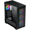 Кутия за компютър Xigmatek Master X II Pro (Black ATX U3x1 & U2x2 Front Meshed Grill & Left TG 4PCS Z20A & ARGB