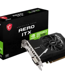 Видео карта MSI Video Card Nvidia GeForce GT 1030 AERO ITX 4GHD4 OC 4GB DDR4 64-bit 2100MHz Memory Speed 1430MHz Boost 3