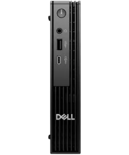 Alternative view of Настолен компютър Dell Pro Micro (QCM1250), Intel Core i3-14100T(4C, 8T, 12MB, up to 4.4GHz), 8GB(1x8GB) DDR5, 512GB M.2 SSD, Integrated Graphics, WiFi+BT, BG KBD+Mouse, Ubuntu, 3Y ProSupport