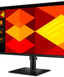 Alternative view of Монитор Monitor LED Samsung LS27D406GAUXEN S40GD, 27" FHD FLAT 16:9 (1920x1080) IPS 100Hz, 250 cd/m2, 1000:1, 5ms, 178/178, 1xDP, 2xHDMI USB-Hub, 2xUSB Type-A, 3.5 Jack, Tilt/Pivot/Swivel/HeightAdj (105mm), VESA 100x100, 2Y
