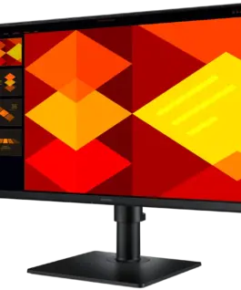 Alternative view of Монитор Monitor LED Samsung LS24D406GAUXEN S40GD, 24" FHD FLAT 16:9 (1920x1080) IPS 100Hz, 250 cd/m2, 1000:1, 5ms, 178/178, 1xDP 2xHDMI, USB Hub 2xUSB TypeA, 3.5 jack Tilt, Pivot, Rotate, Height Adjust, VESA 100x100, 2Y
