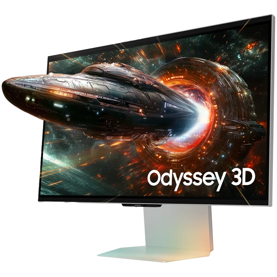 Монитор Monitor LED Samsung LS27FG900XUXEN Odyssey 3D G90XF, 27 4K UHD FLAT 16:9 (3840x2160) IPS 165Hz, 350 cd/2, 1000:1, 1ms (GTG), 178/178, HDR10+/FS Premium/G-Sync, 2xHDMI 2.1 1xDP 1.4, 3D Glasses-Free, Edge Lighting, Tilt/Pivot/Swivel/HeightAdj ( - Image 3