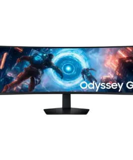 Монитор Samsung Odyssey G9 49" DQHD (5120x1440) VA LS49FG910EUXEN 144Hz 1ms 350 cd/m2 2500:1 1000R Curved AMD FreeSync P