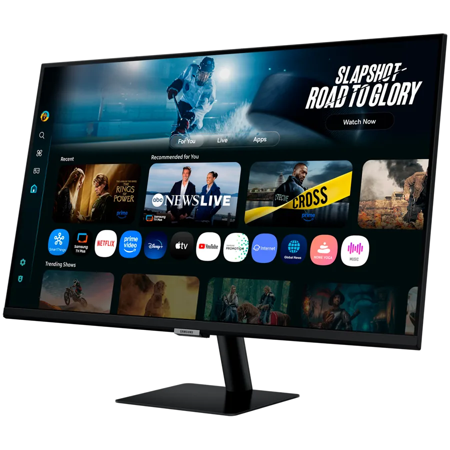 Монитор Monitor LED Samsung Smart M7 LS32FM700UUXDU 32", 3840x2160, 4K UHD, 60Hz, VA, HDR10, 16:9, 3000:1, 300 cd/m2, 4ms, 178/178, USB-C (65W), HDMI, 2xUSB-A, Smart TV Apps, Tizen OS, Flicker-free, Tilt, Height Adjust, 2Y warranty - Image 2