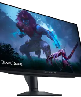 Alternative view of Монитор Alienware AW2725DF Gaming Monitor, 27" (26.7") QD OLED QHD 2560x1440 360Hz AG, 1000 cd/m2 (HDR peak), 1.5m:1, 0.03ms, 178/178, 2xDP 1.4, 1xHDMI 2.1, 1xUSB Type-B up, 3xUSB Type-A down, 1xUSB Type-C down, AMD FreeSync, Height, Tilt, Swivel, Pi
