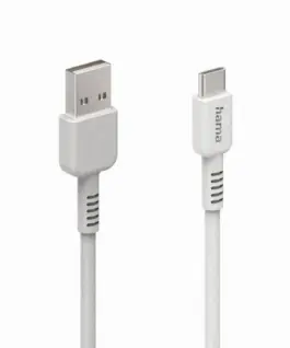 Alternative view of Кабел за зареждане HAMA "Eco", USB-A - USB-C, 1 м, 187281