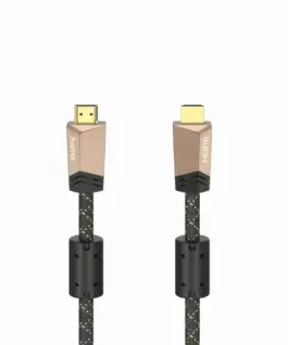 Кабел HAMA Premium HDMI мъжко - HDMI мъжко 1.5 м Ферит Позлатени