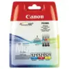 КОМПЛЕКТ 3 ГЛАВИ ЗА CANON PIXMA iP 3600/4600/MP 540/620/630/980 - Multi pack - 3 ink tanks - /521/ - CLI521C (CLI-521C)