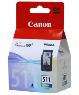 Alternative view of ГЛАВА ЗА CANON PIXMA MP240/MP260/MP480 - Color - ink cartridge - /511/ - CL-511 (CL511) - PN 2972B001