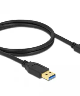Кабел Delock SuperSpeed USB-A мъжко - USB-C мъжко (USB 3.2 Gen 2) 10 Gbps 1 м
