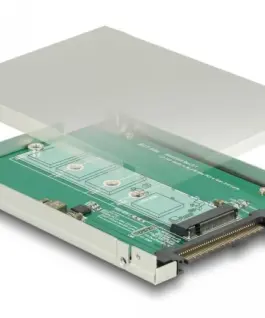 Alternative view of Конвертор DeLock, U.2 SFF-8639 - M.2 NVMe Key M, 2.5"