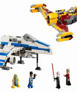 Alternative view of LEGO Star Wars - New Republic E-Wing vs. Shin Hatirsquo;s Starfighter - 75364