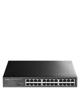 Суич Cudy GS1024 24 портов 10/100/1000 Auto-MDI/MDIX за 19" rack