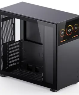 Alternative view of Кутия за компютър Jonsbo D41 Screen TG, mATX, Черна