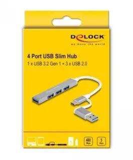 USB хъб Delock