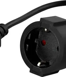 Кабел PowerWalker IEC 10A C14/ шуко (20cm)