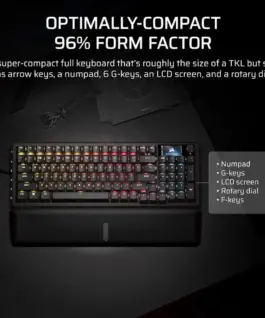 Геймърскa механична клавиатура Corsair Vanguard Pro 96 Hall Effect - Hyperdrive