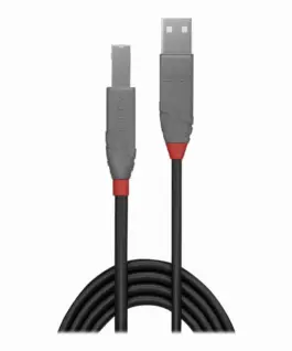 КАБЕЛ USB LINDY – USB to USB-B – USB 2.0 Type A to B Cable – Anthra Line – 3