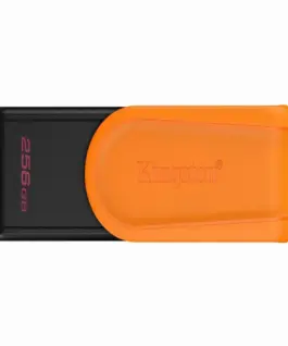 ФЛАШ ПАМЕТ Kingston DataTraveler Exodia S - Portable USB 3.2 Gen 1 - USB flash drive - 256GB - Black/Orange - PN