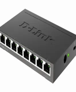Alternative view of Суич D-Link DGS-108/E, 8 портов, 10/100/1000, Gigabit, метален корпус