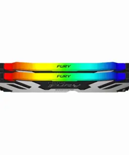 Alternative view of Памет за компютър Kingston Fury Renegade Silver/Black RGB 32GB(2x16GB) DDR5 7200MHz CL38