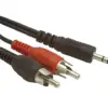 Gembird кабел MINIJACK/2XRCA (CHINCH)M/M 5M