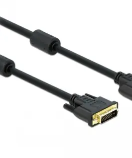Удължителен кабел Delock DVI 24+1 мъжко > DVI 24+1 женско 5 m