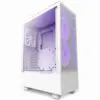 Кутия за компютър NZXT H5 Flow RGB Matte White Mid-Tower