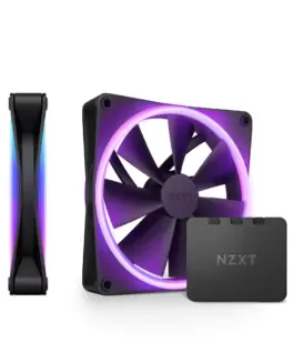 Комплект вентилатори NZXT F140 RGB Duo Black2бр RGB Контролер