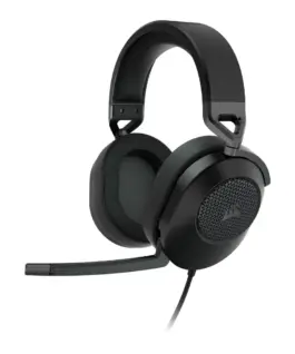 Геймърски слушалки с микрофон Corsair HS65 Carbon - Black