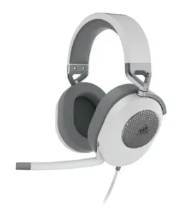Alternative view of Геймърски слушалки с микрофон Corsair HS65 - White