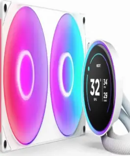Охладител за процесор NZXT Kraken Elite 280 V2 RGB White LCD Display