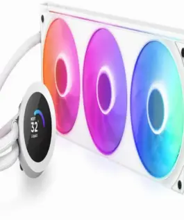 Alternative view of Охладител за процесор NZXT Kraken Plus 360 RGB LCD Display - White