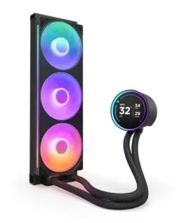 Alternative view of Охладител за процесор NZXT Kraken Elite 360 V2 RGB Black LCD Display