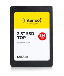 ВЪТРЕШЕН ТВЪРД ДИСК Intenso SSD Top - 256 GB - 25" - SATA 6 GB/s - PN 3812440