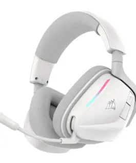 Геймърски безжични слушалки с микрофон Corsair VOID v2 - White