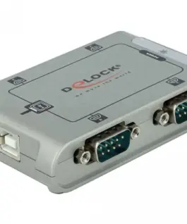 Alternative view of Адаптер DeLock, USB 2.0 - 4 x RS-232