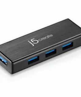 Alternative view of Хъб 4-портов J5 Create JUH340, USB 3.0, 1:4, Черен
