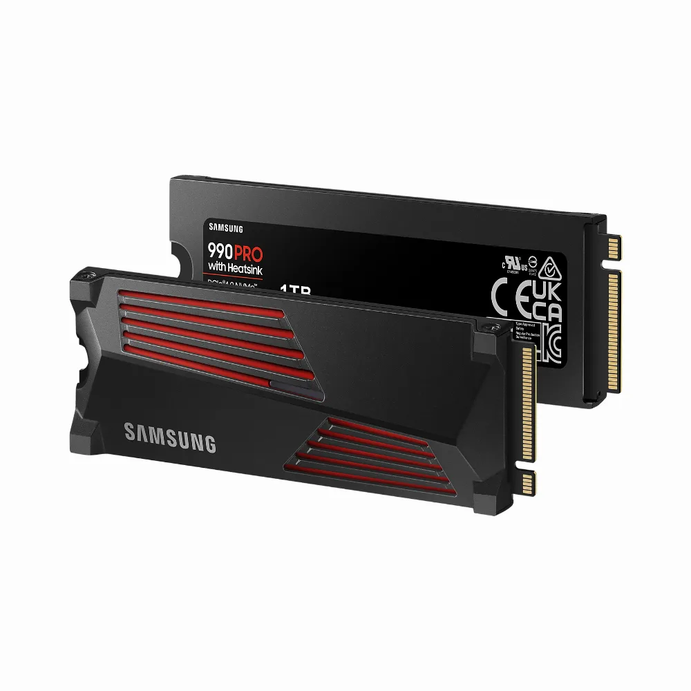 SSD диск SAMSUNG 990 PRO с Heatsink, 1TB, M.2 Type 2280, MZ-V9P1T0CW - Image 3