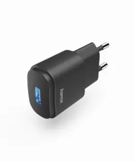 Alternative view of Мрежово зарядно Hama, USB-A, 6 W, Черен