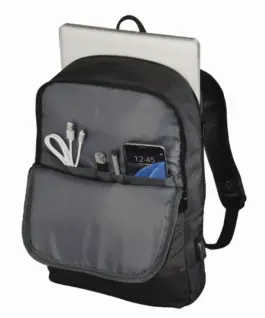 Alternative view of Раница за лаптоп HAMA Manchester, До 40 см (15.6"), USB порт, Черна, 216489
