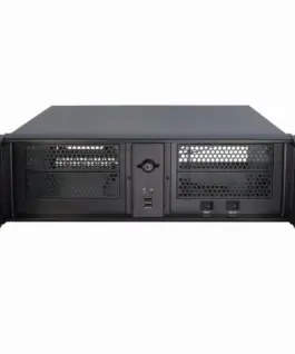 Alternative view of Кутия за компютър за сървър InterTech 3U 3098-S, 19", Чернa