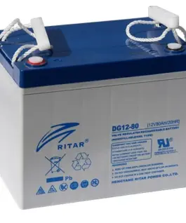 Оловна гелова батерия RITAR (DG12-80) 12V 80Ah F15/M6 / F11/M6 За соларни