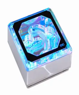 Воден блок за процесор Alphacool Eisblock XPX Aurora Edge Acryl Chrome Digital