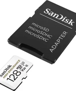 Alternative view of Карта памет SANDISK micro SDXC UHS-I, U3, SD Адаптер, 128GB