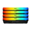 Памет за компютър Kingston FURY Beast Black RGB 64GB(4x16GB) DDR4 3200MHz CL16