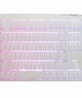 Геймърскa механична клавиатура Ducky One 3 Pure White TKL Hotswap Cherry MX Clear RGB PBT