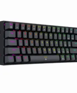 RGB механична геймърска клавиатура Redragon Dragonborn K630RGB-1-BK red