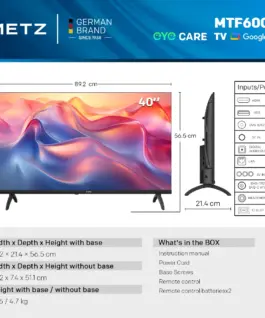 METZ Телевизор 40MTF6000Z 40" FullHD